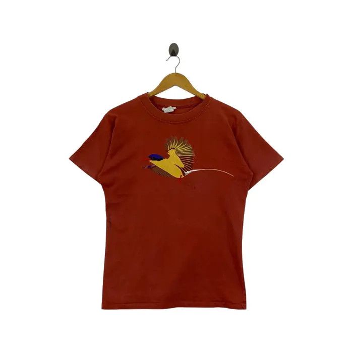Vintage Vintage ALISON GREEN DESIGNS Bird Of Paradise Tee Shirt Size S / US 4 / IT 40 - 1 Thumbnail