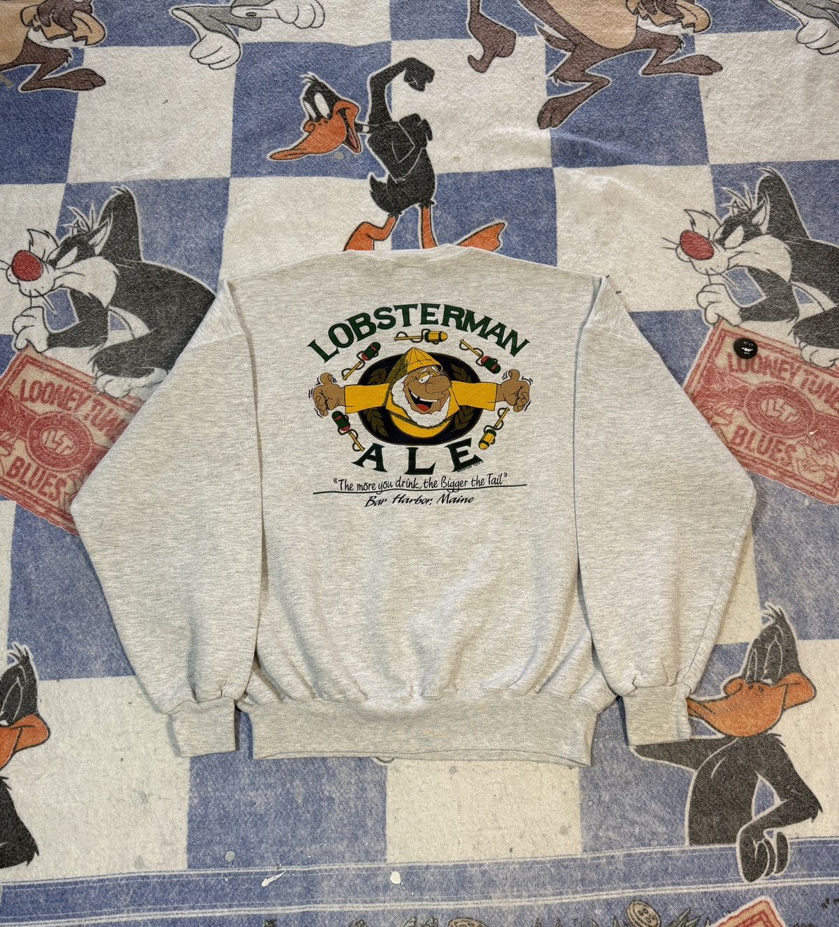 Vintage Vintage lobsterman ale beer crewneck sweatshirt Size US XXL / EU 58 / 5 - 3 Thumbnail
