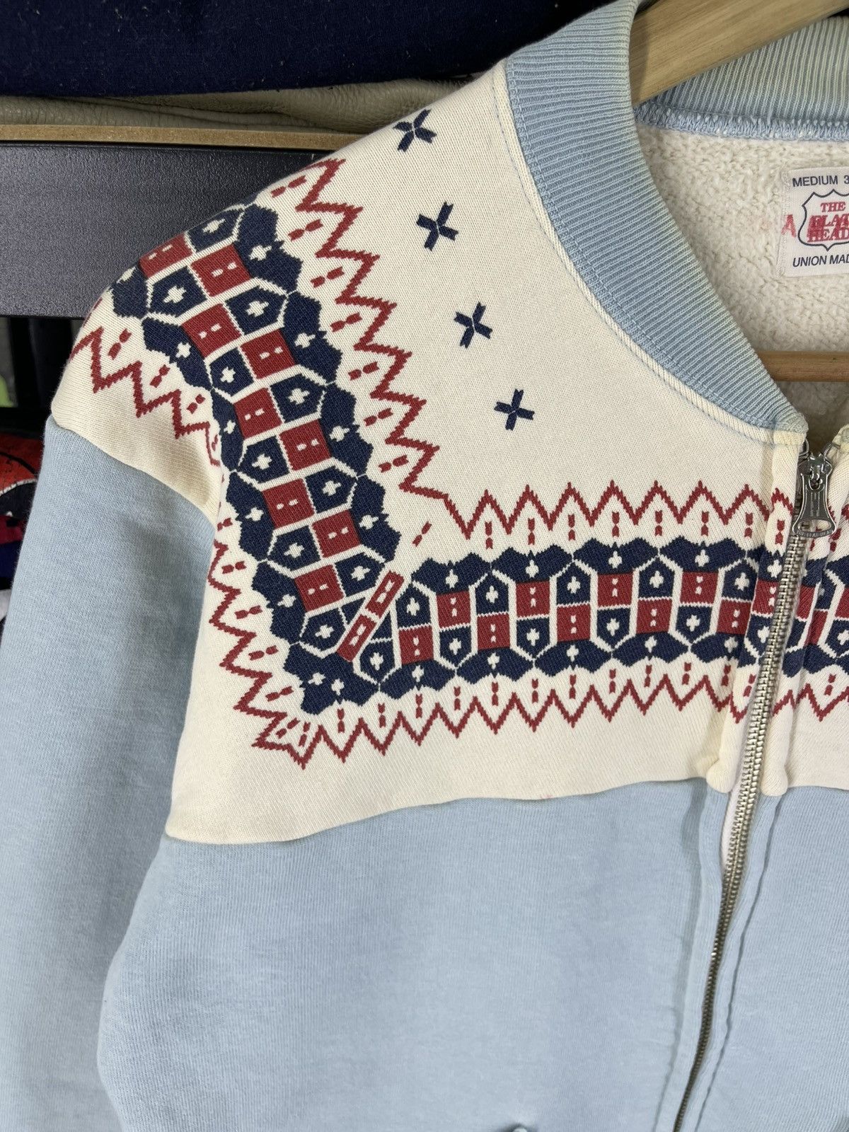 The Flat Head Vintage The Flat Head 11oz Snowflake Loopwheeled Sweatshirt Size US M / EU 48-50 / 2 - 2 Thumbnail