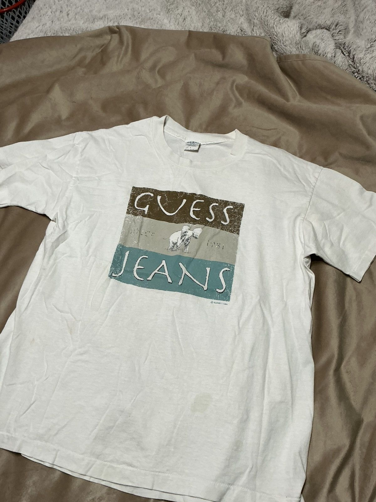 Guess Vintage Guess t shirt Size US L / EU 52-54 / 3 - 4 Thumbnail