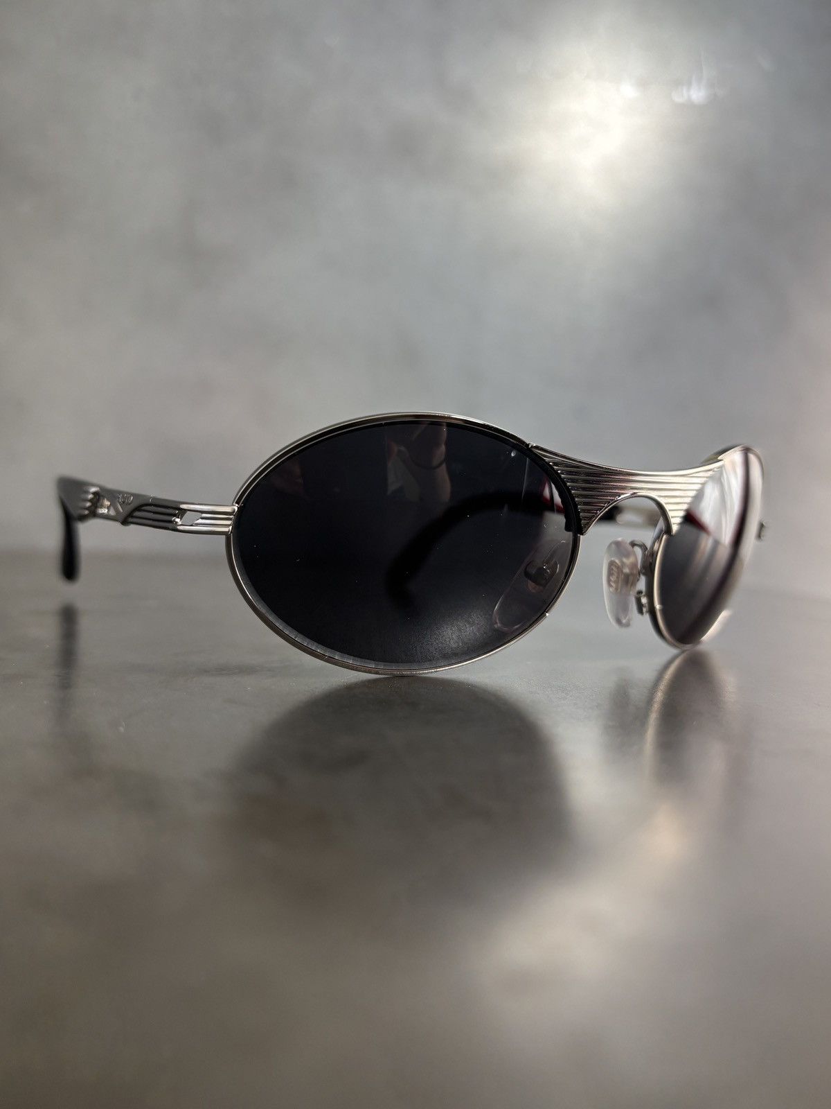 Vintage 2 Pairs of 1990s Vintage Sunglasses Floyd JPG Metal Chrome Size ONE SIZE - 15 Thumbnail
