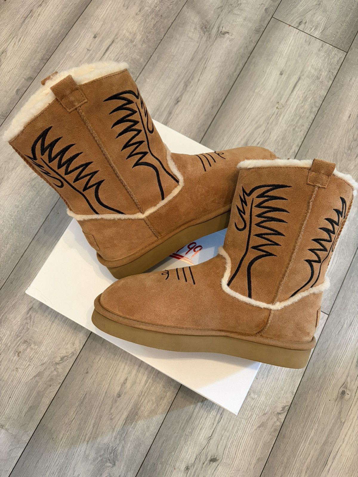 Other Bazo 1199 Cowboy Uggs v2 Chestnut - Size 42 EU Size US 9 / EU 42 - 4 Thumbnail