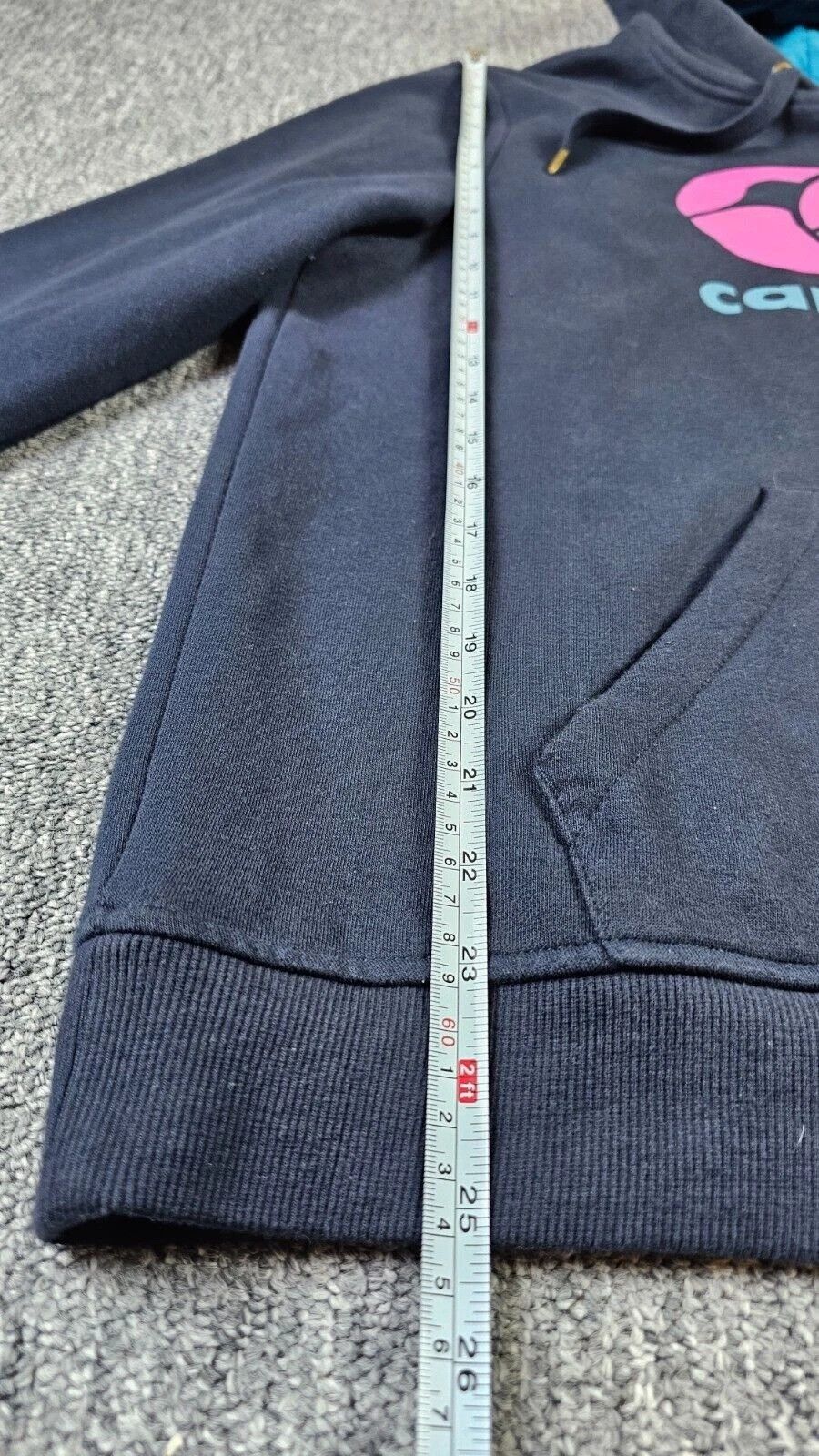 Canterbury of New Zealand Canterbury CCC Rugby Hoodie Navy Pink Logo Boys XL Fleece Size US XL / EU 56 / 4 - 9 Thumbnail