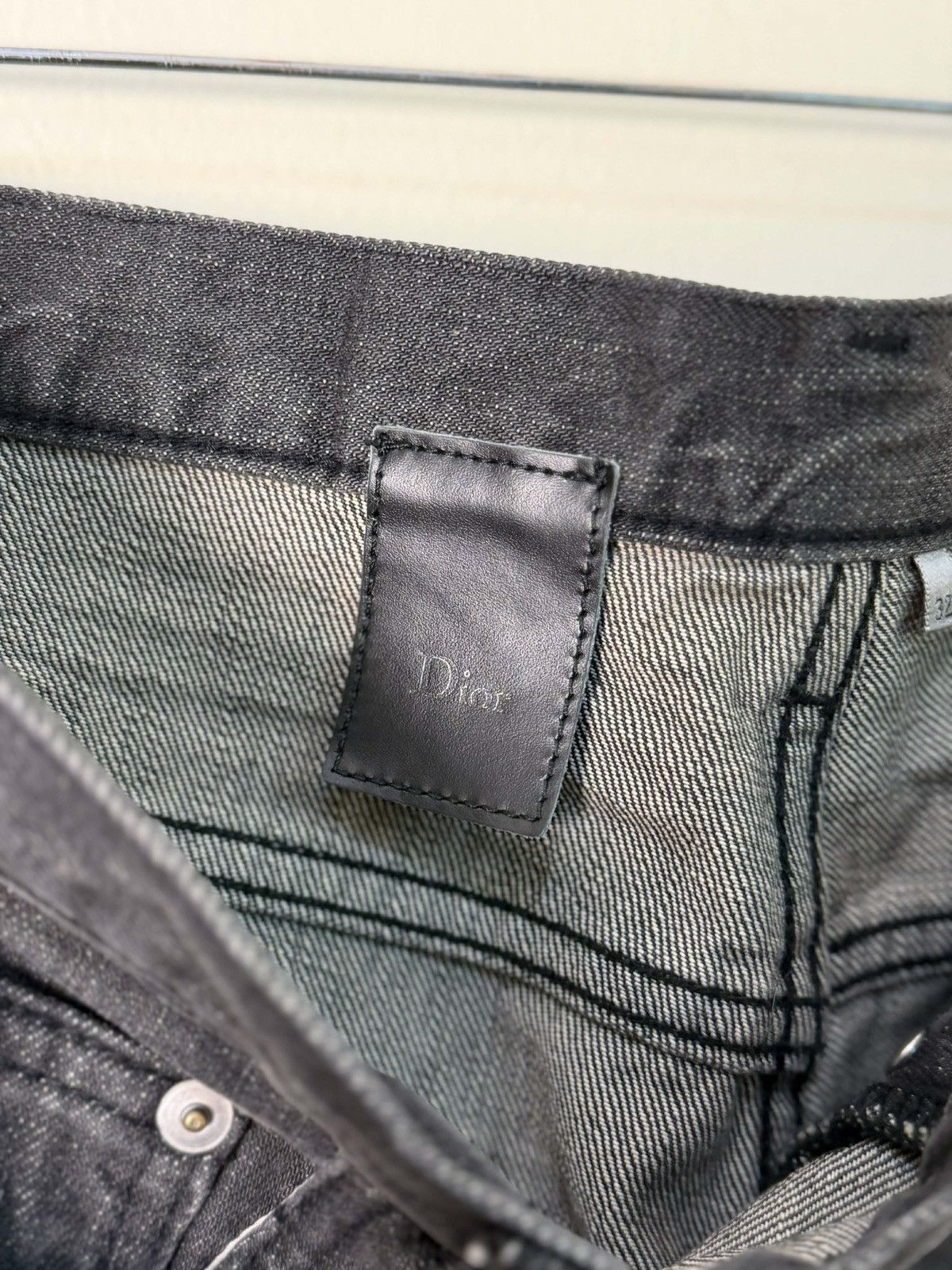 Dior Unaltered Dior by Hedi Slimane Black SS03 Clawmark Pants Size US 32 / EU 48 - 4 Thumbnail