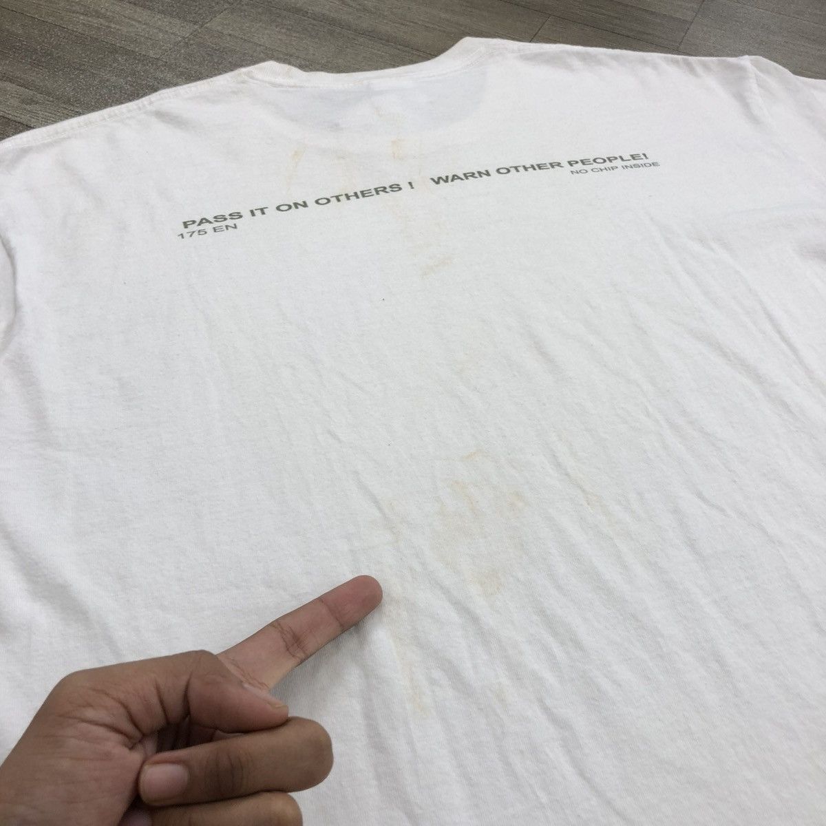 Supreme AW22 Supreme Warning Tee Made in USA Fuct Skateboard Hype Size US XL / EU 56 / 4 - 12 Thumbnail