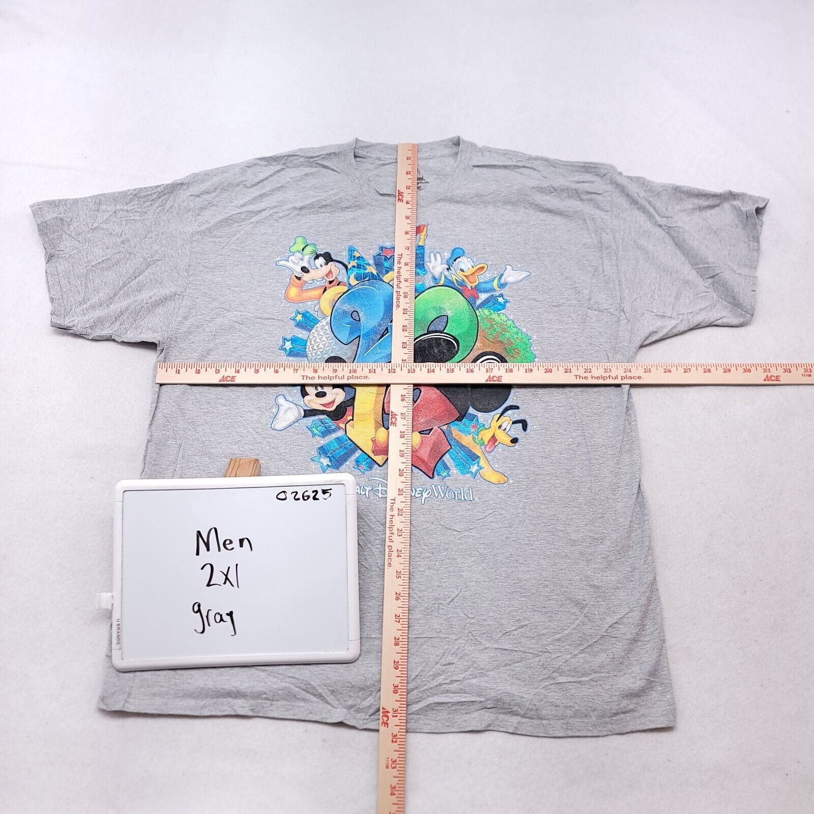 Disney Disney World 2012 Graphic Pullover Shirt Mens Size 2XL Gray Size US XXL / EU 58 / 5 - 7 Thumbnail