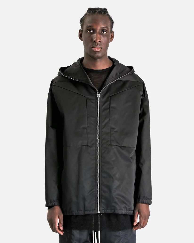Rick Owens o1s1v1r1oon0925 Lindo Hoodie in Black Size US M / EU 48-50 / 2 - 1 Thumbnail