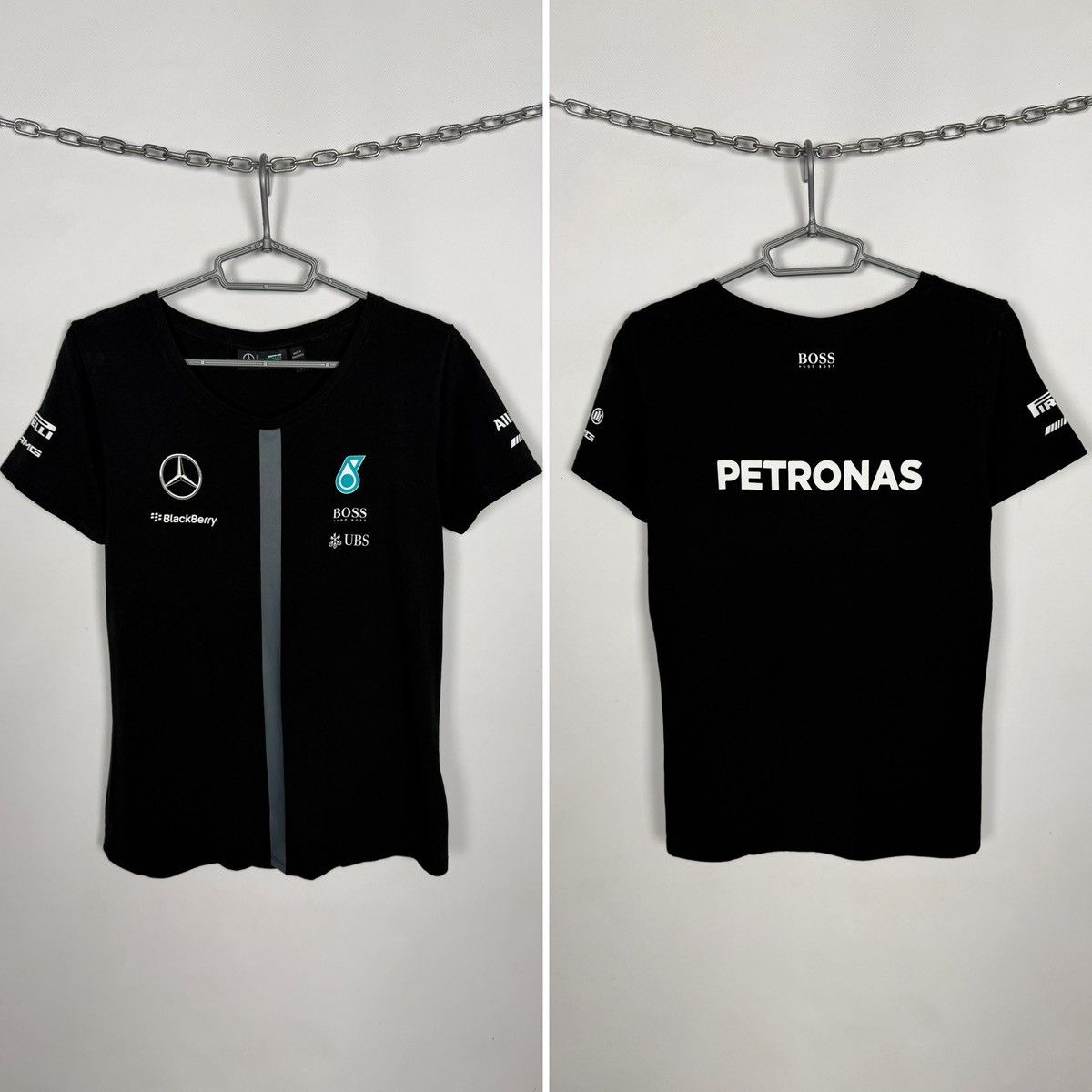Mercedes-Benz Mercedes Benz AMG Petronas Formula One Team Racing T-Shirt Size L / US 10 / IT 46 - 1 Thumbnail