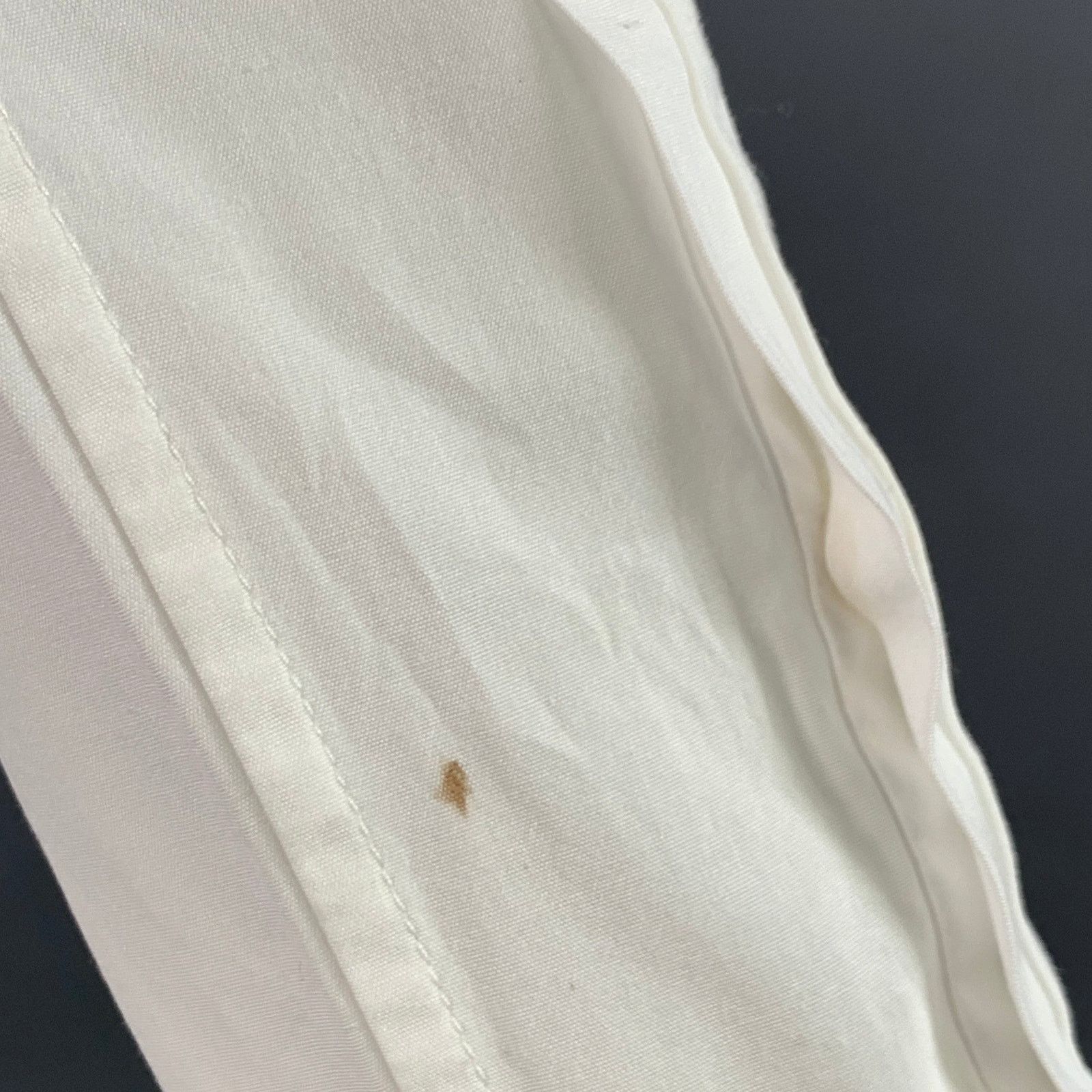 Saint Laurent Paris SAINT LAURENT Size 4 White Cotton Button Up Shirt Size S / US 4 / IT 40 - 4 Thumbnail