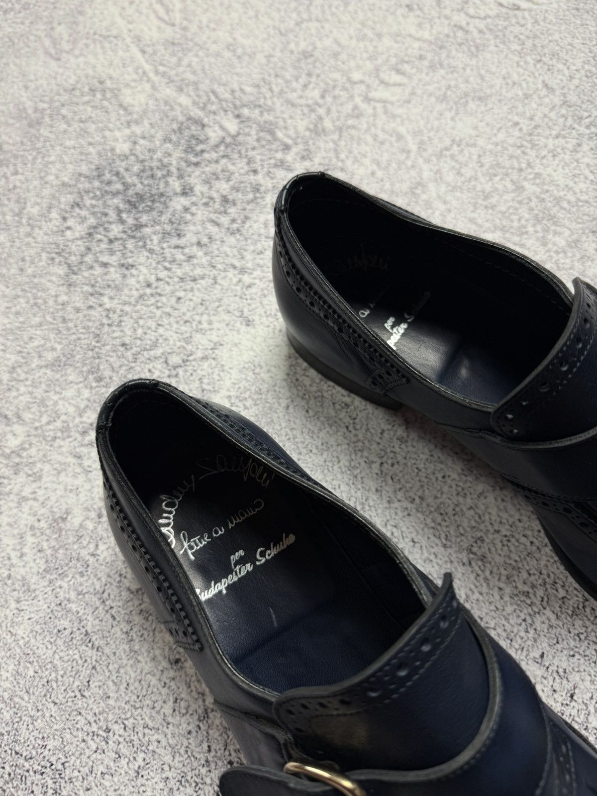 Santoni Santoni Loafers Formal Leather Shoes Boots Luxury Style Rare Size US 7 / EU 40 - 12 Thumbnail