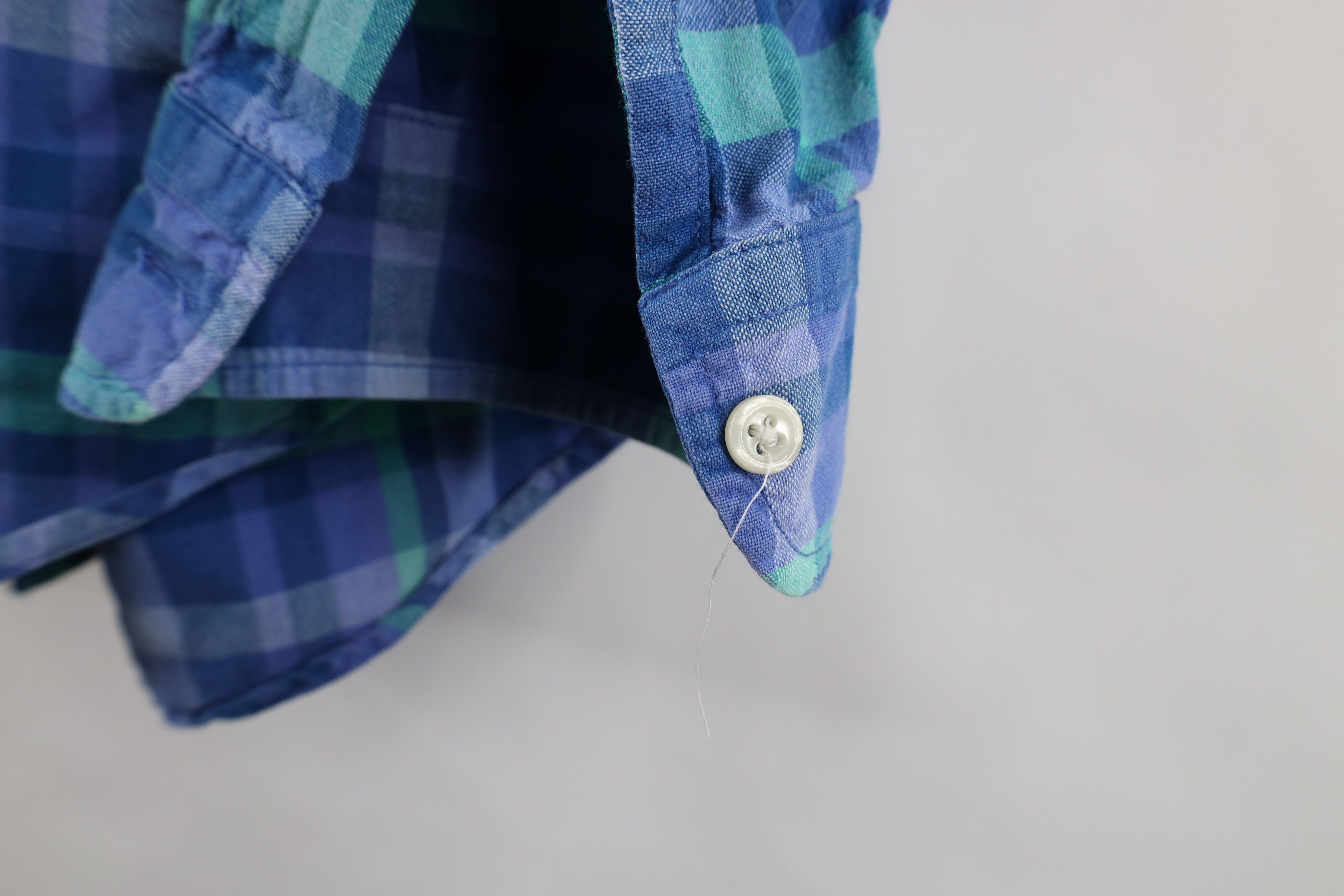 Ralph Lauren × Vintage Vintage 90s Ralph Lauren Bradfield Flannel Button Down Shirt Size US M / EU 48-50 / 2 - 6 Thumbnail