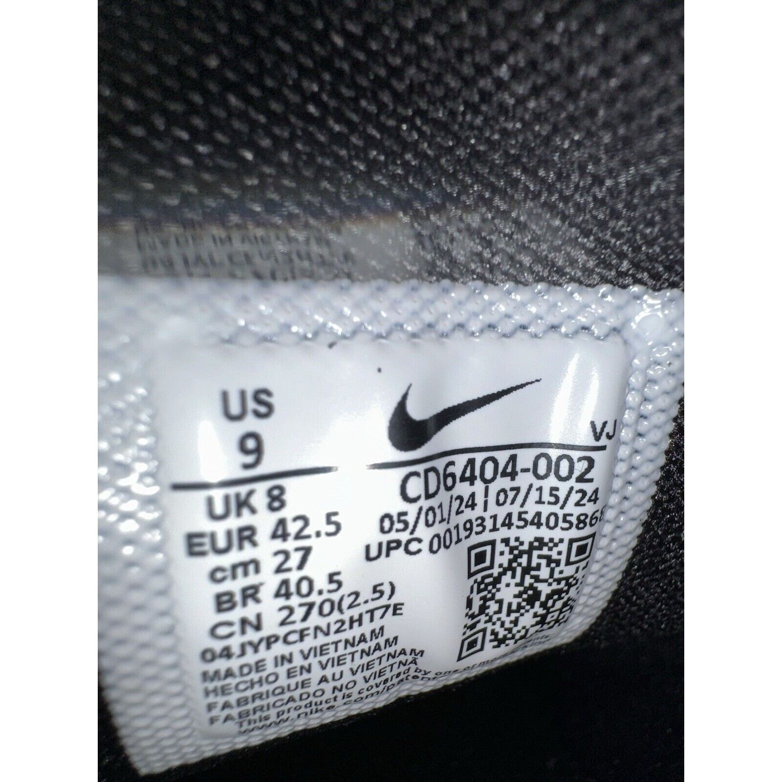 Nike Nike P-6000 Triple Black Mens Sz 9 Black Black CD6404-002 Size US 9 / EU 42 - 7 Thumbnail