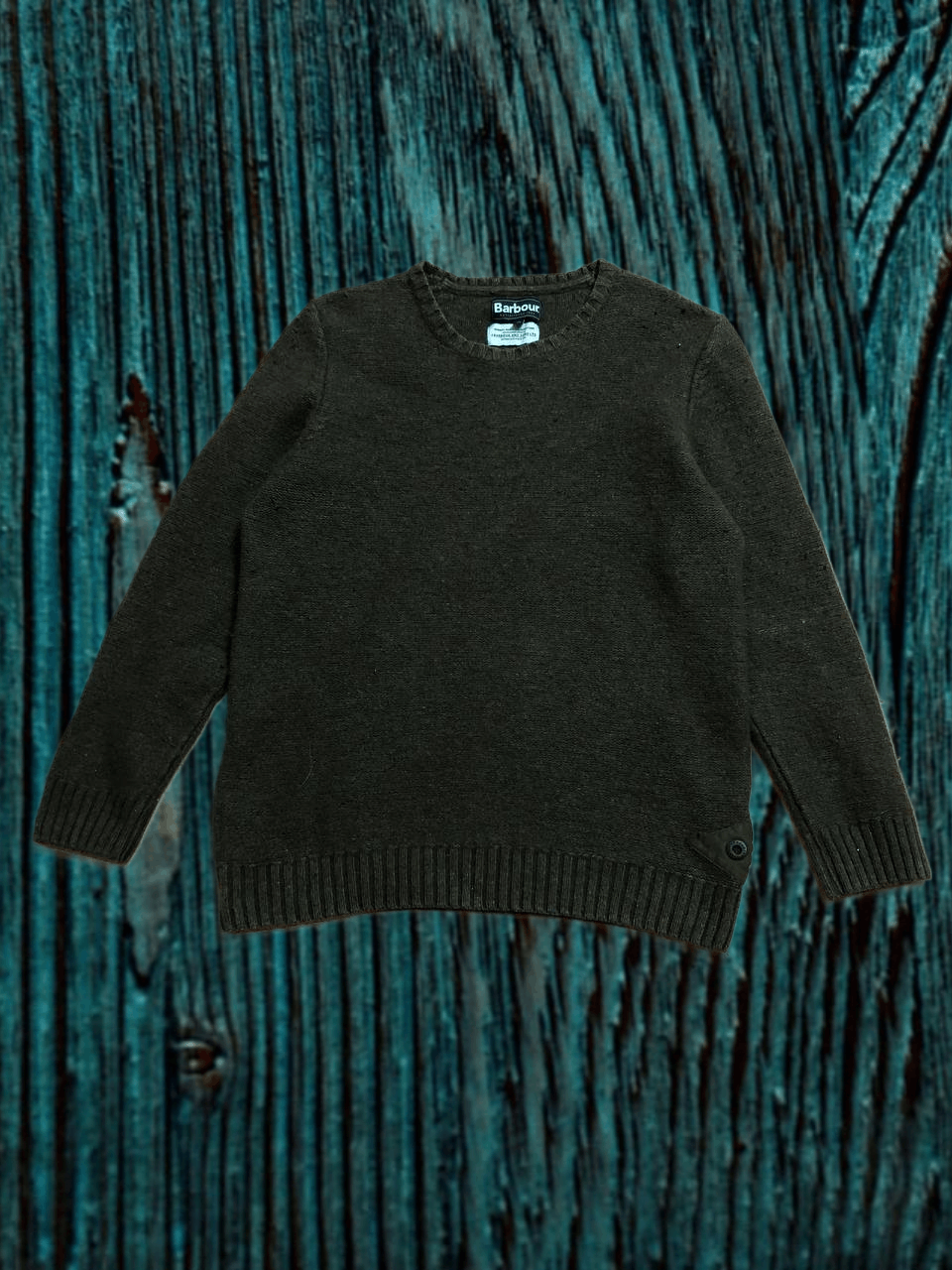 Barbour BARBOUR Dark Green Knit Crewneck Pullover Sweater Size US XL / EU 56 / 4 - 1 Thumbnail