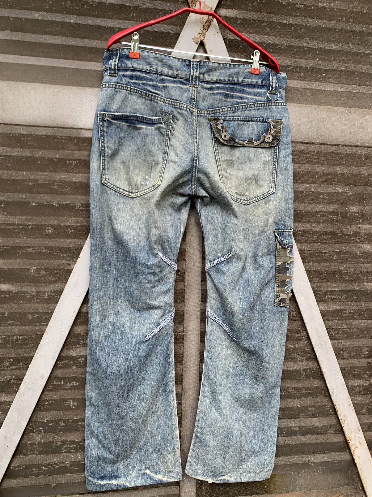 Vintage 👹VINTAGE TWENTY WORKS DISTRESSED BAGGY JEANS Size US 34 / EU 50 - 6 Thumbnail