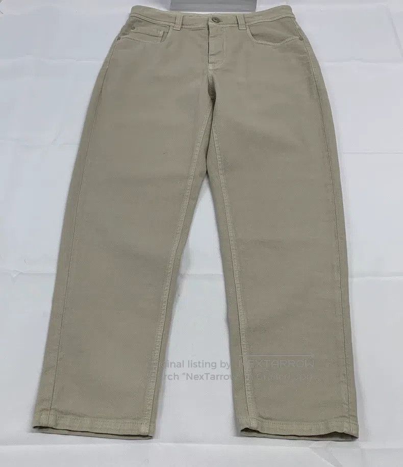 Brunello Cucinelli Brunello Cucinelli Solid Color Five Pocket Button Closure Size 26" / US 2 / IT 38 - 2 Thumbnail