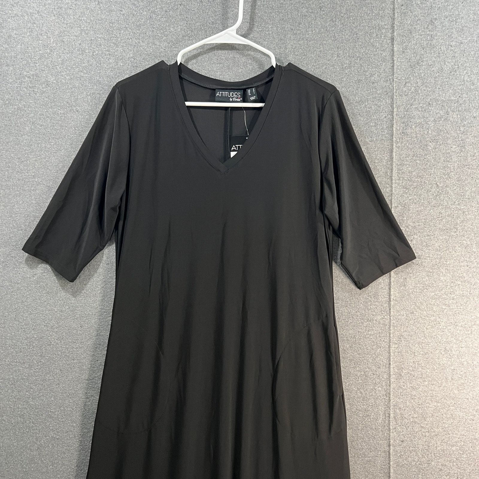 Other Attitudes by Renee Regular Como Jersey Godet Midi Dress Size M / US 6-8 / IT 42-44 - 5 Thumbnail