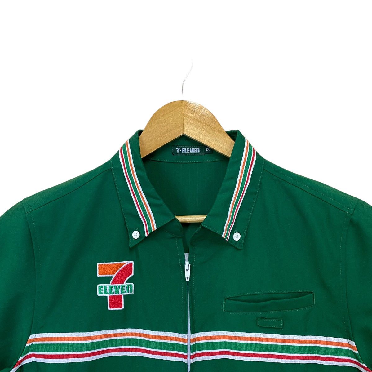 Japanese Brand Vintage 7Eleven Worker Shirts Size US M / EU 48-50 / 2 - 3 Thumbnail