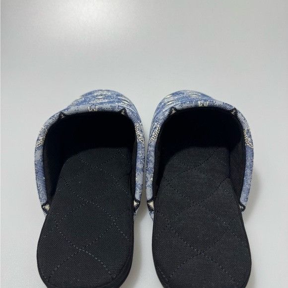 MCM MCM Vintage Monogram Print Slippers Blue S/M Size US 7 / EU 40 - 4 Thumbnail