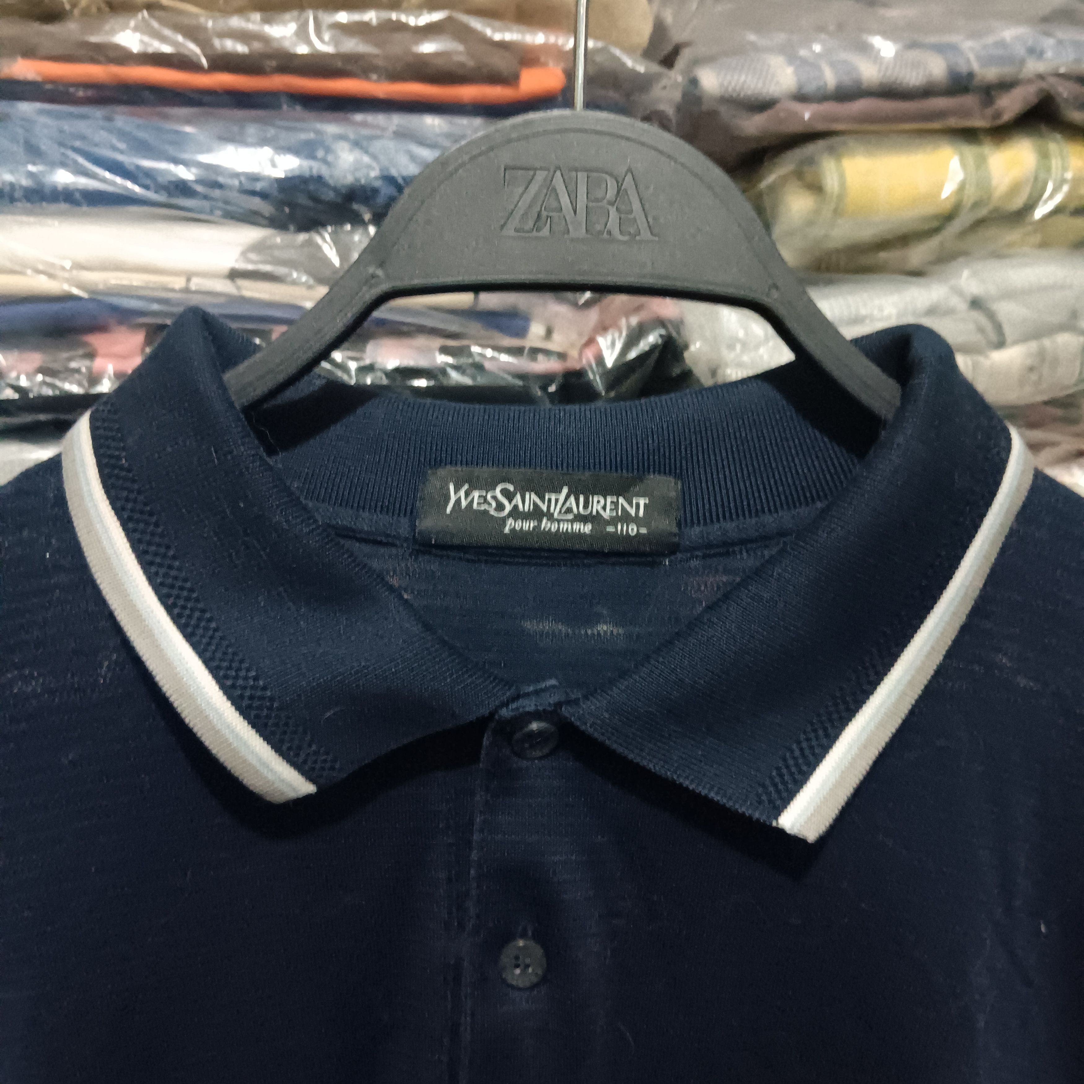 Yves Saint Laurent Vintage Yves Saint Laurent polo shirt long sleeve Size US XL / EU 56 / 4 - 2 Thumbnail