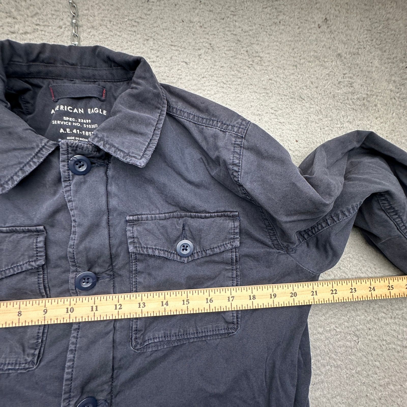 American Eagle Outfitters American Eagle Utility Insulated Work Jacket Small Navy Blue Size US S / EU 44-46 / 1 - 4 Thumbnail