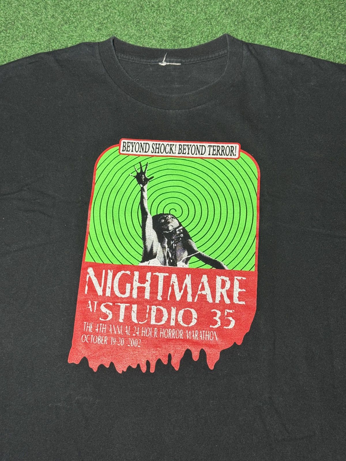 Vintage Vtg Y2K Horror Movie Marathon Nightmare Studio 35 T Shirt Size US XL / EU 56 / 4 - 2 Thumbnail