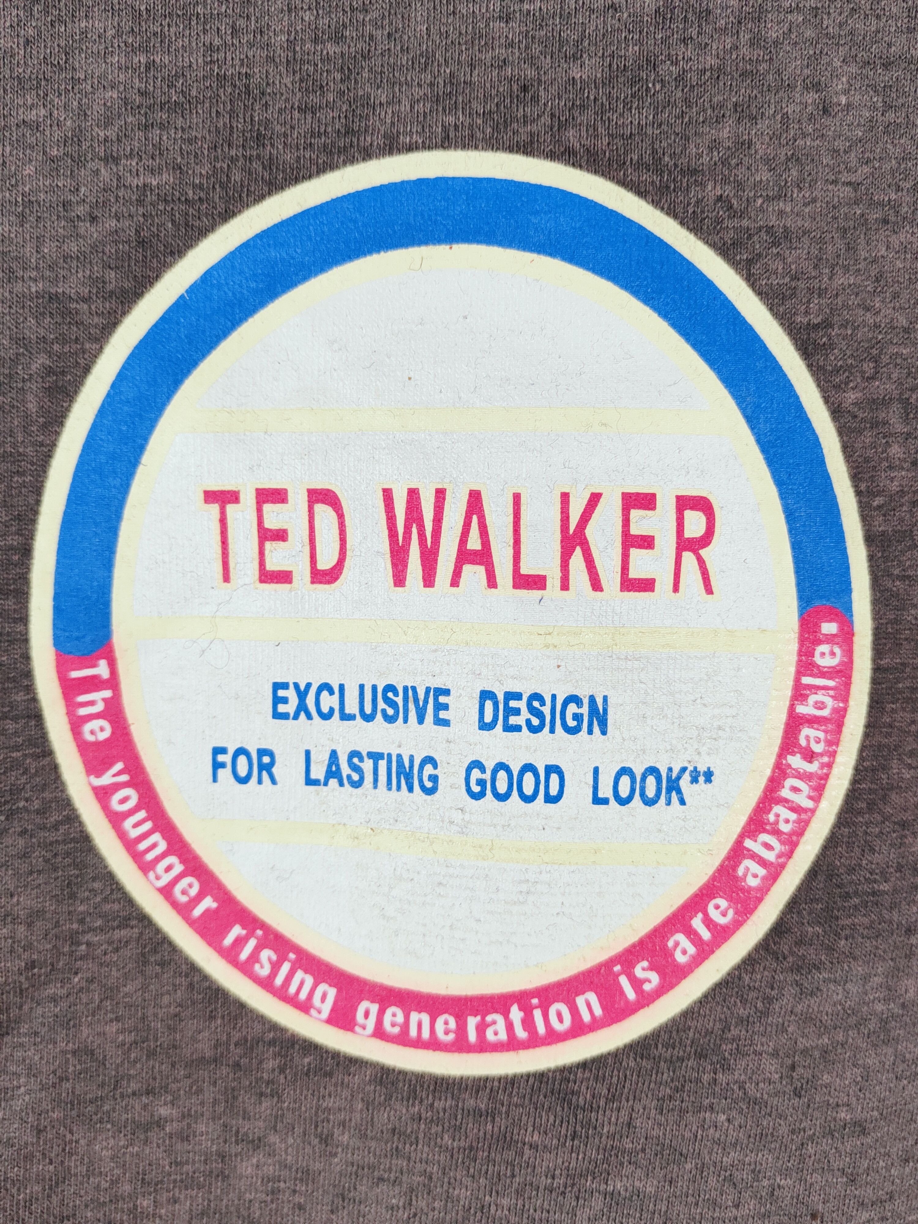 Japanese Brand × Vintage Very rare 🔥Ted Walker Dark Gray Sweatshirts Size US M / EU 48-50 / 2 - 3 Thumbnail