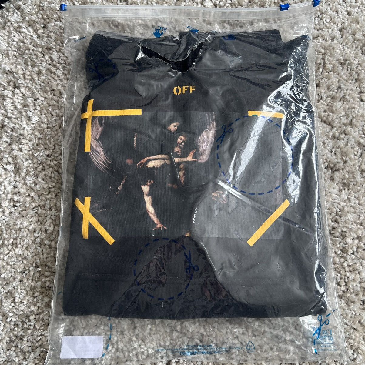 Off-White Off-White cross virgil carravaggio hooded sweatshirt hoodie Size US S / EU 44-46 / 1 - 3 Thumbnail