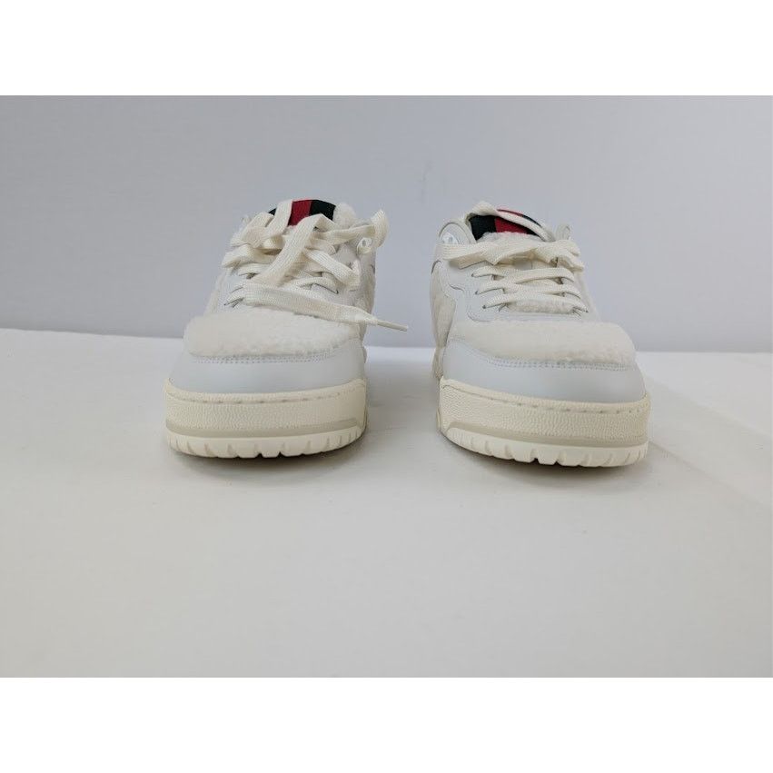 Gucci o1rshd1 Leather Re-Web Sneaker in White Size US 11.5 / EU 44-45 - 9 Thumbnail
