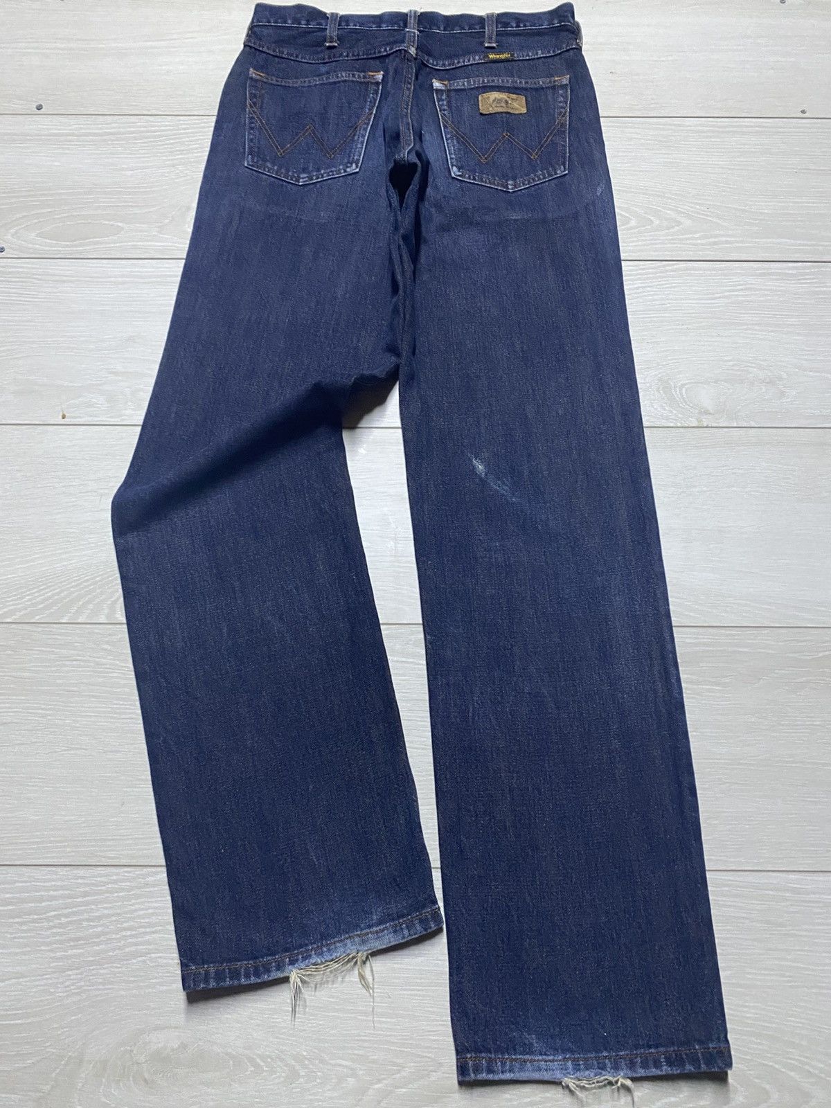 Gant × Wrangler Vintage Wrangler Sanforized Blue Wash Slim Jeans Size US 29 - 2 Thumbnail