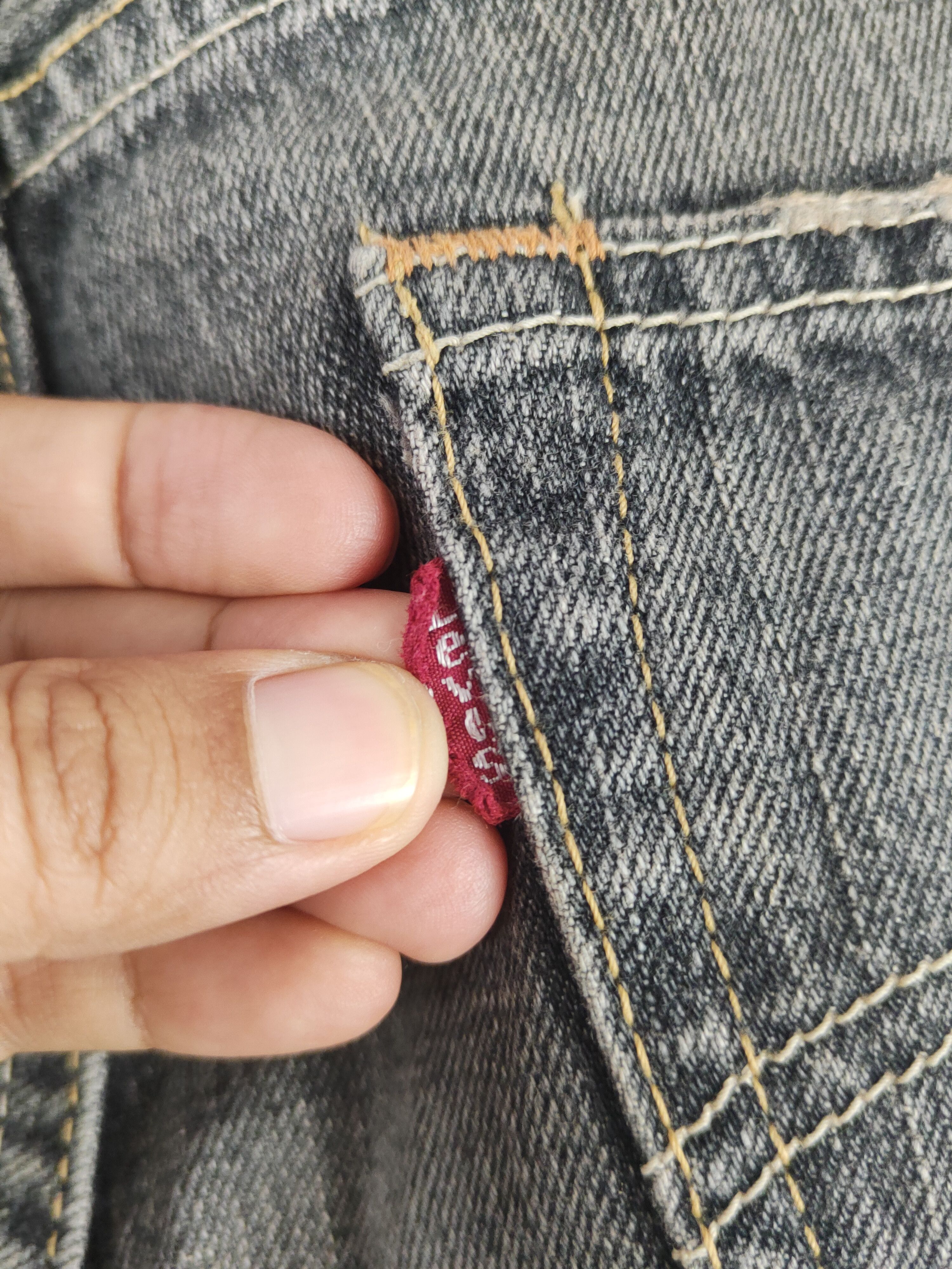 Levi's Levi's Black Distressed Ripped Jeans #S2816 Size US 36 / EU 52 - 10 Thumbnail