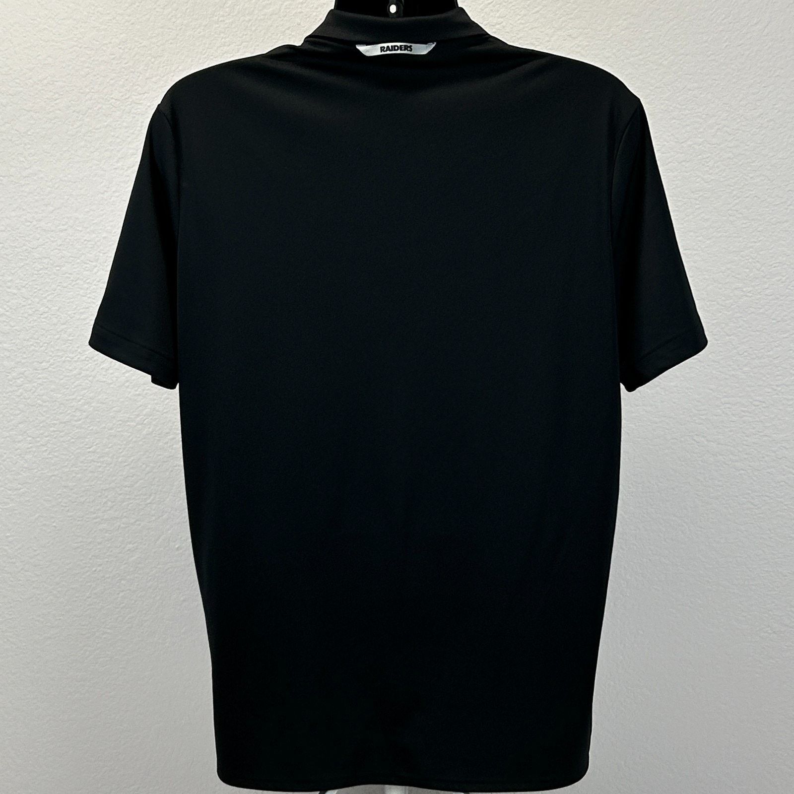 Nike Las Vegas Raiders Polo Shirt Black Striped NFL Nike L Large Size US L / EU 52-54 / 3 - 3 Thumbnail