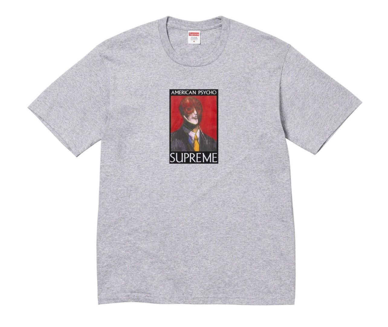 image of Supreme American Psycho Tee in Grey, Men's (Size XL)