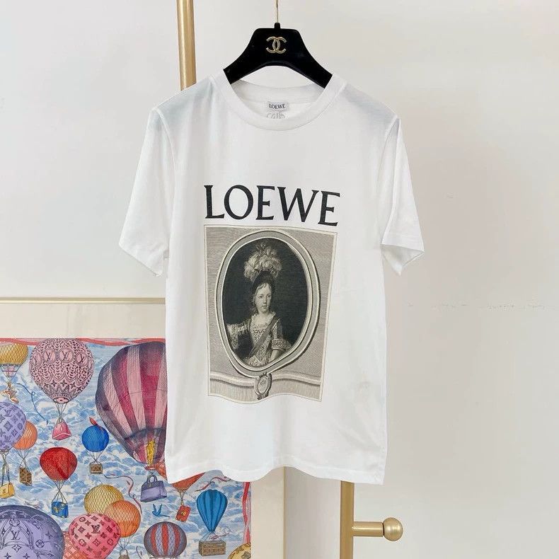 LOEWE Tシャツ　ホワイトXS Boxy fit T-shirt in cotton White - LOEWE