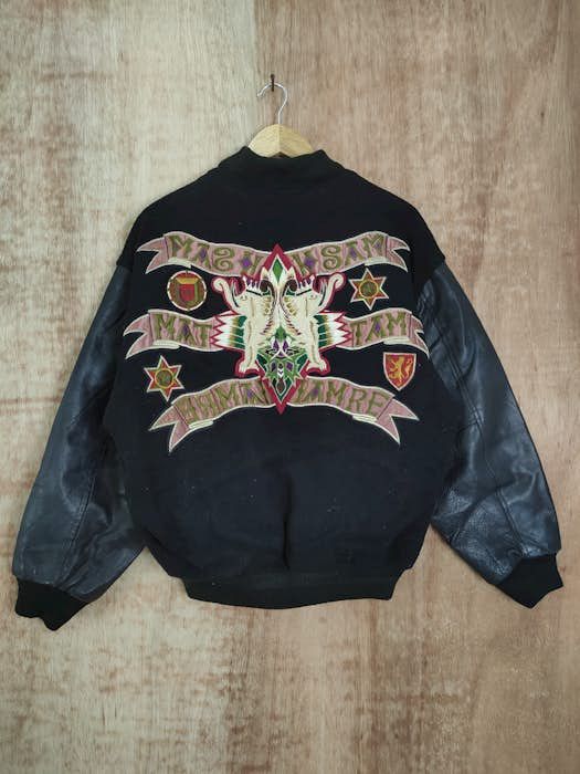 Kansai Yamamoto RARE Kansai Yamamoto O2 varsity japan vtg jacket #4204 DLAL Size US M / EU 48-50 / 2 - 14 Thumbnail