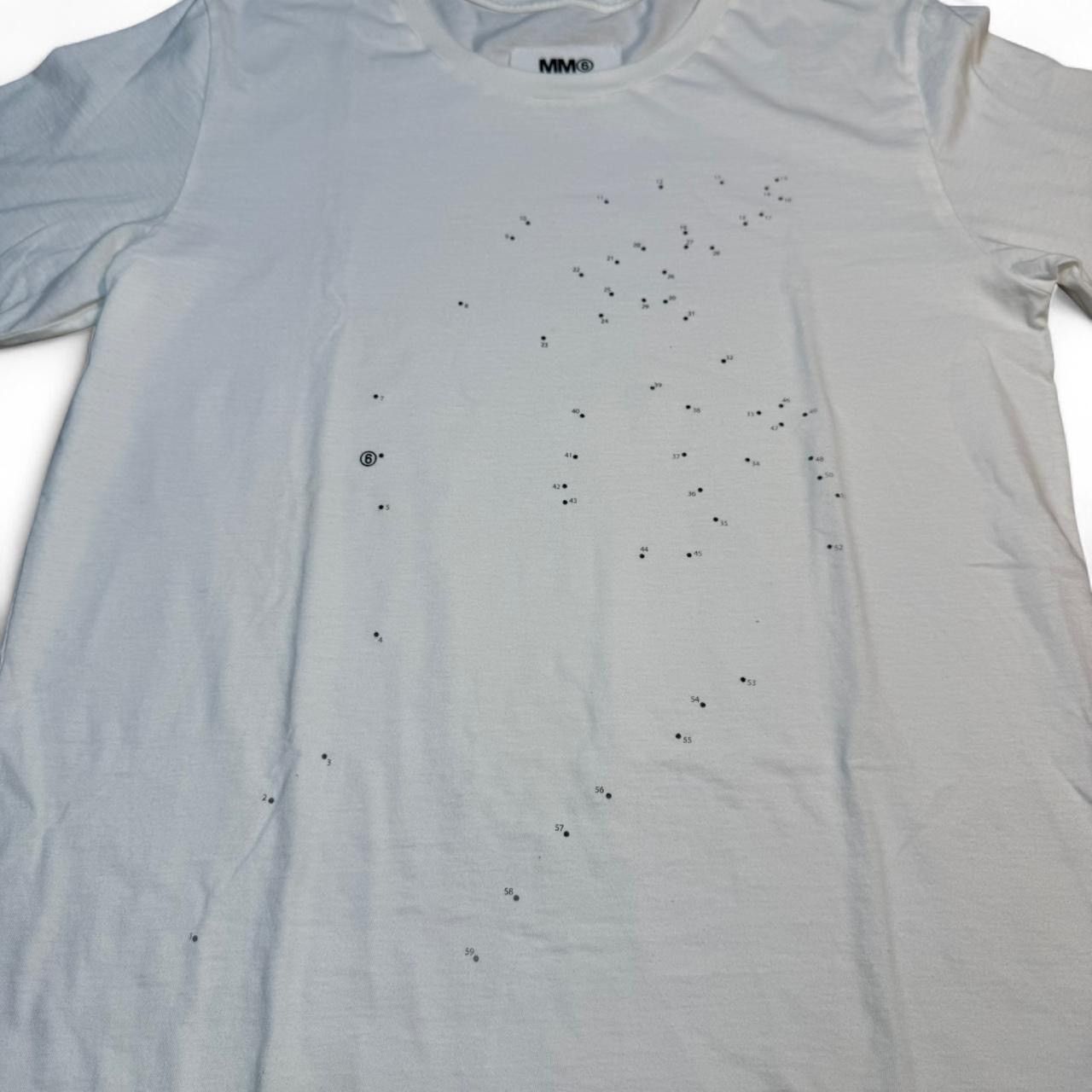 Maison Margiela Maison Margiela MM6 Connect The Dots T-Shirt y2k White Tee Size US M / EU 48-50 / 2 - 4 Thumbnail