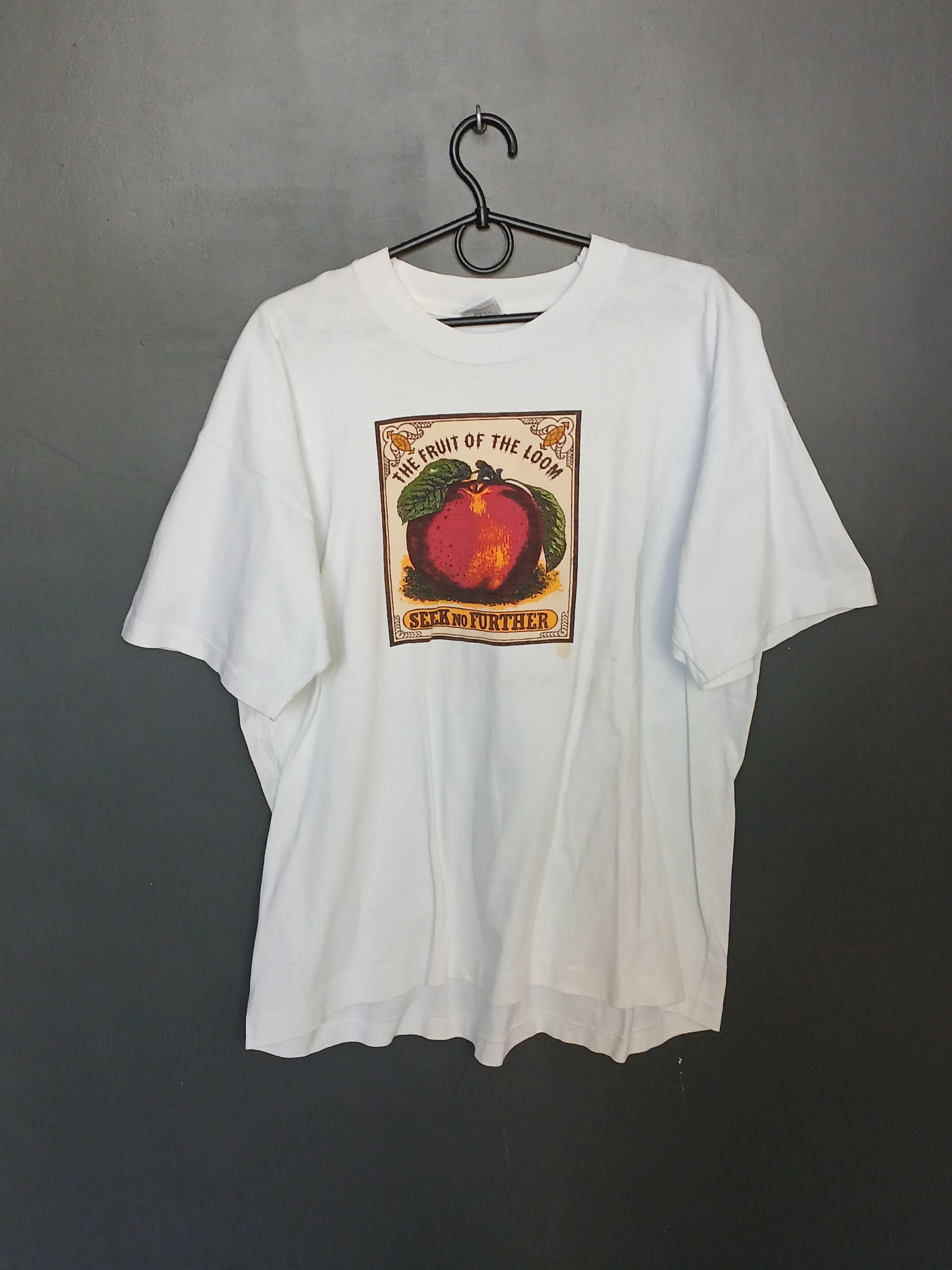 Fruit Of The Loom × Vintage Vintage Fruit Of The Loom T-Shirt Size US XL / EU 56 / 4 - 1 Thumbnail