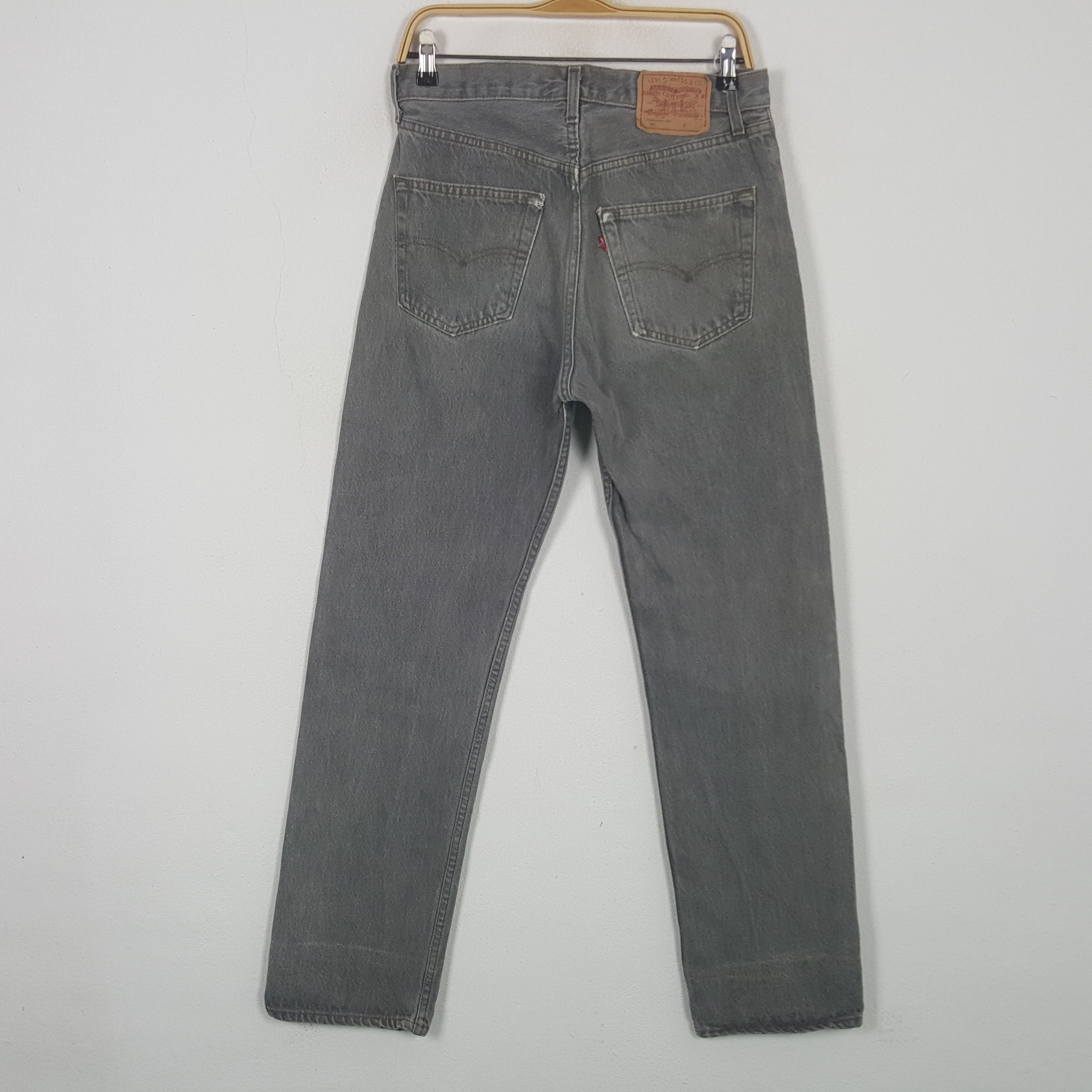 Levi's Vintage Levis 501 Grey Jeans Size US 30 / EU 46 - 4 Thumbnail