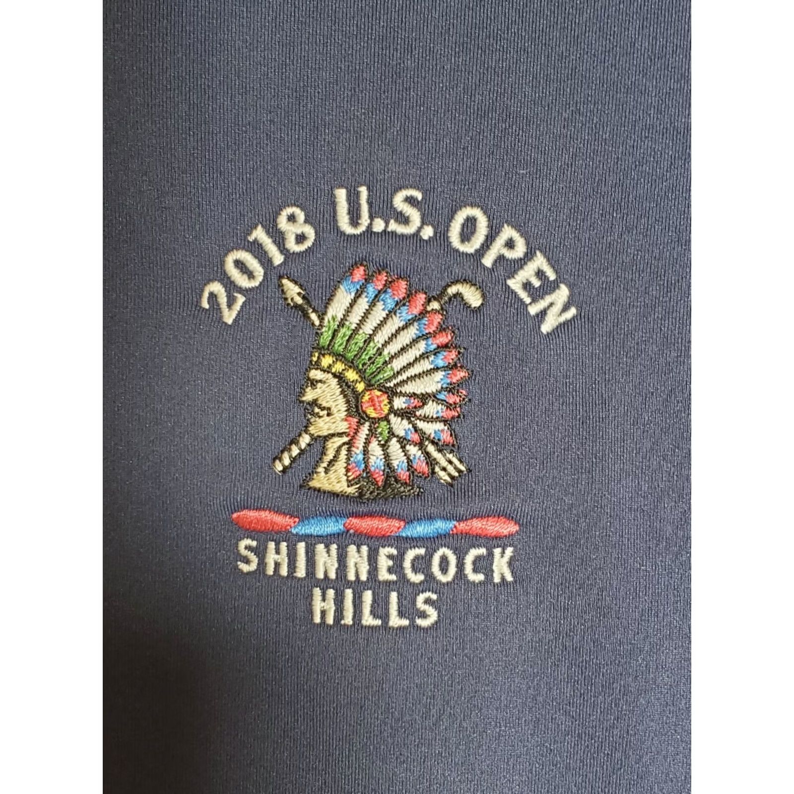 RLX Ralph Lauren Ralph Lauren RLX Golf Polo Shirt Navy Blue 2018 US Open Shinnecock Hills Men XL Size US XL / EU 56 / 4 - 4 Thumbnail