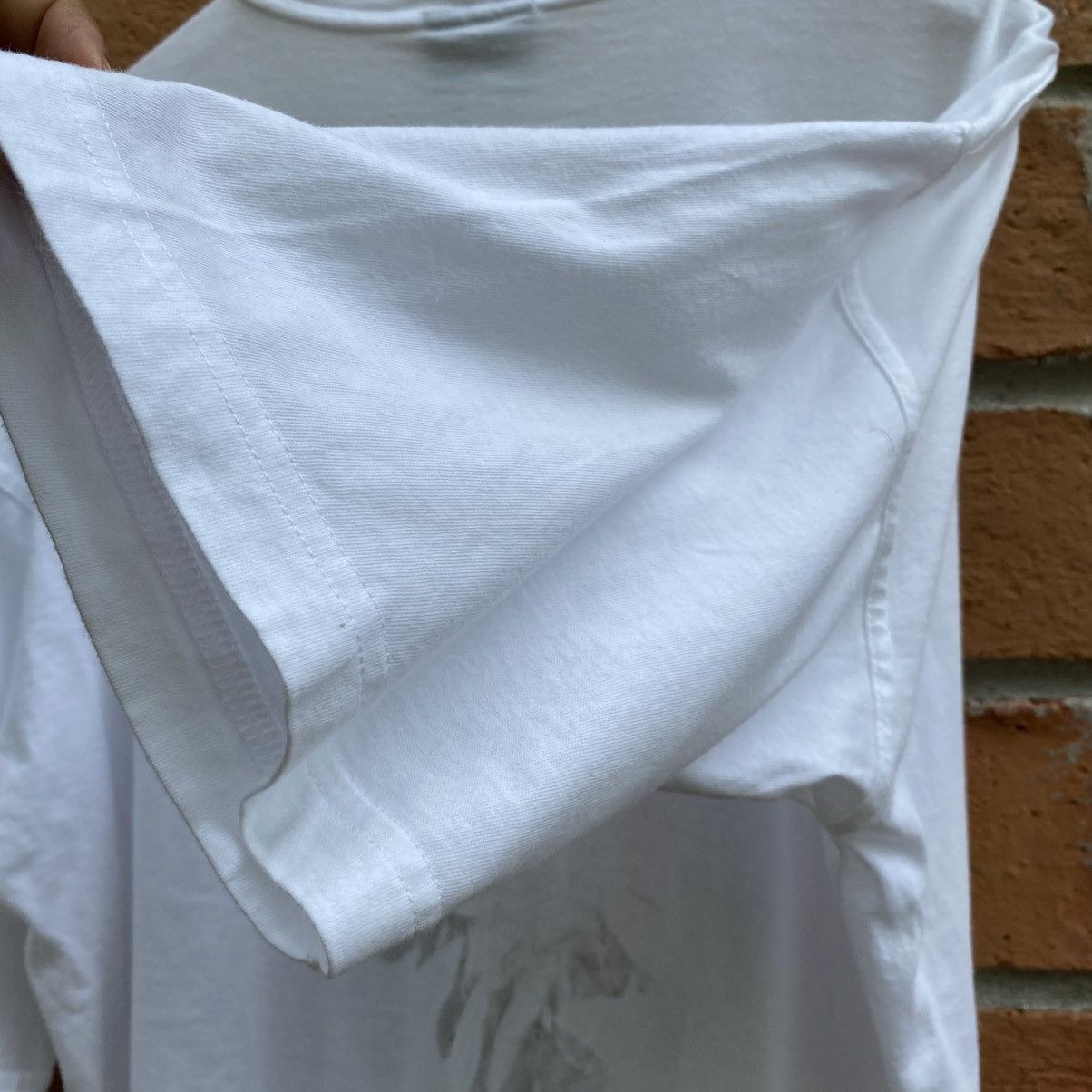 Versace VERSACE White Logo Print Crewneck Tee Size US M / EU 48-50 / 2 - 9 Thumbnail