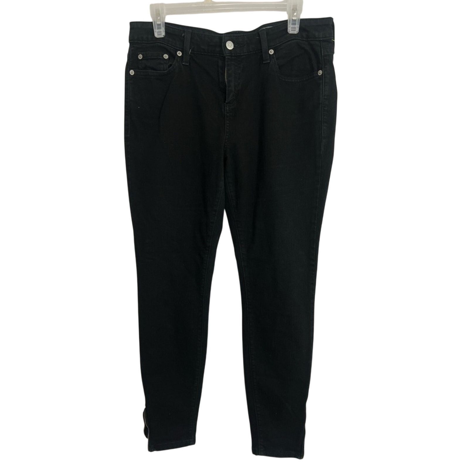 Vineyard Vines Vineyard Vines Skinny Jeans Womens Black 33x27 Clean Size 33" - 1 Thumbnail