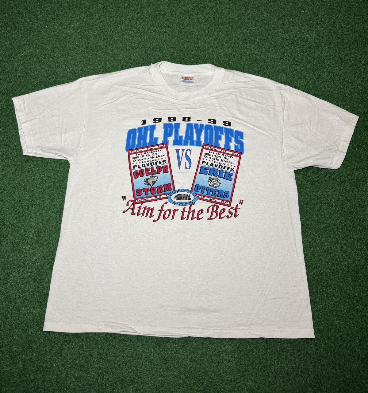 Vintage Vintage Erie Otters 90s OHL Playoffs 1999 XL Hockey T Shirt Size US XL / EU 56 / 4 - 1 Thumbnail