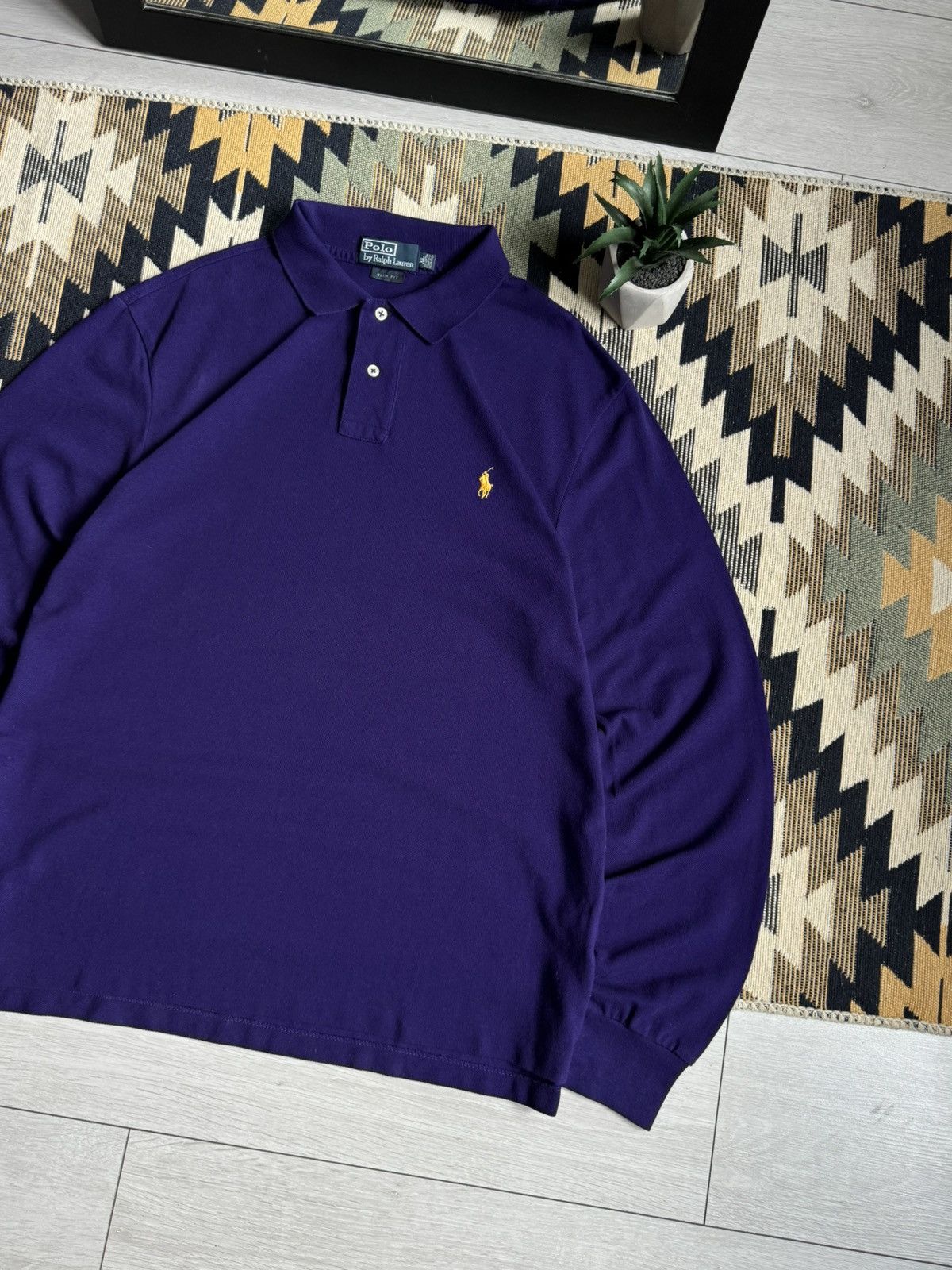 Polo Ralph Lauren Vintage Polo Ralph Lauren Rugby Longsleve Size US XL / EU 56 / 4 - 3 Thumbnail