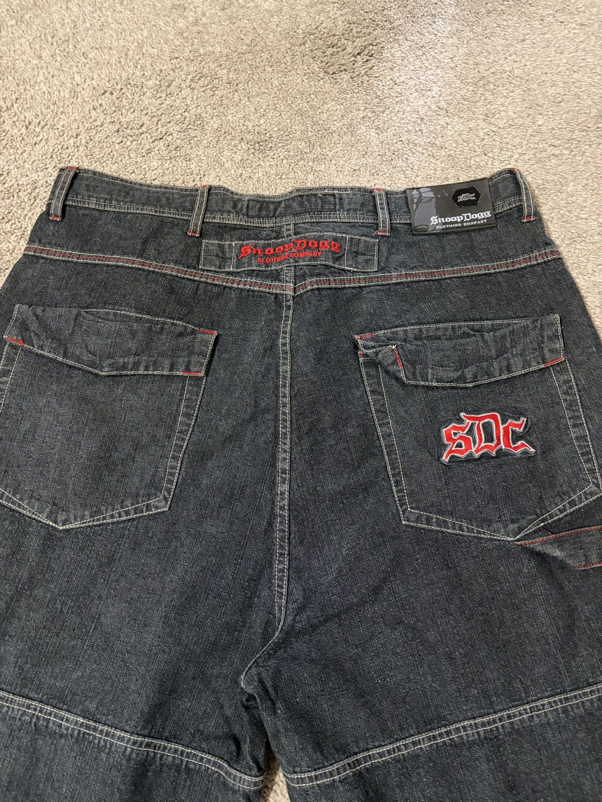 Snoop Dogg Vintage Y2K Snoop Dogg Baggy Embroidered Jeans Size 38/33 Size US 38 / EU 54 - 10 Thumbnail