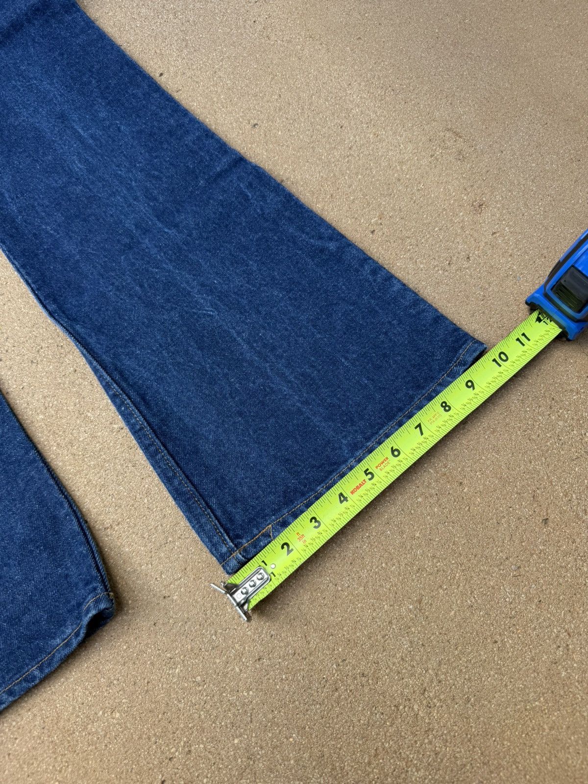 Levi's Vtg 70’s Levi’s 646 Orange Tab Bellbottom Flare Jeans 31x34 Size US 31 - 11 Thumbnail