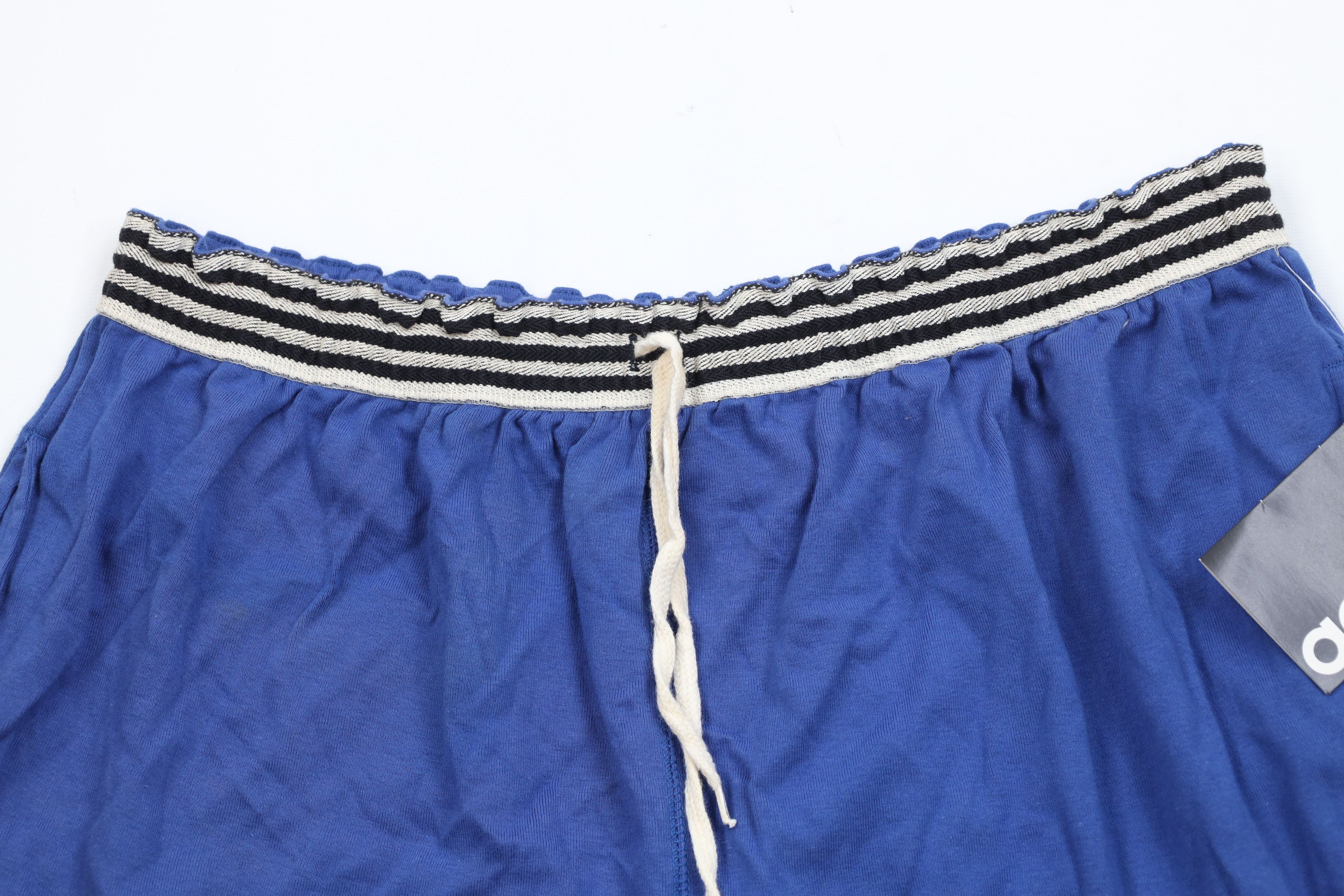Adidas Deadstock Vintage 90s Adidas Striped Above Knee Shorts Blue Size US 36 / EU 52 - 2 Thumbnail