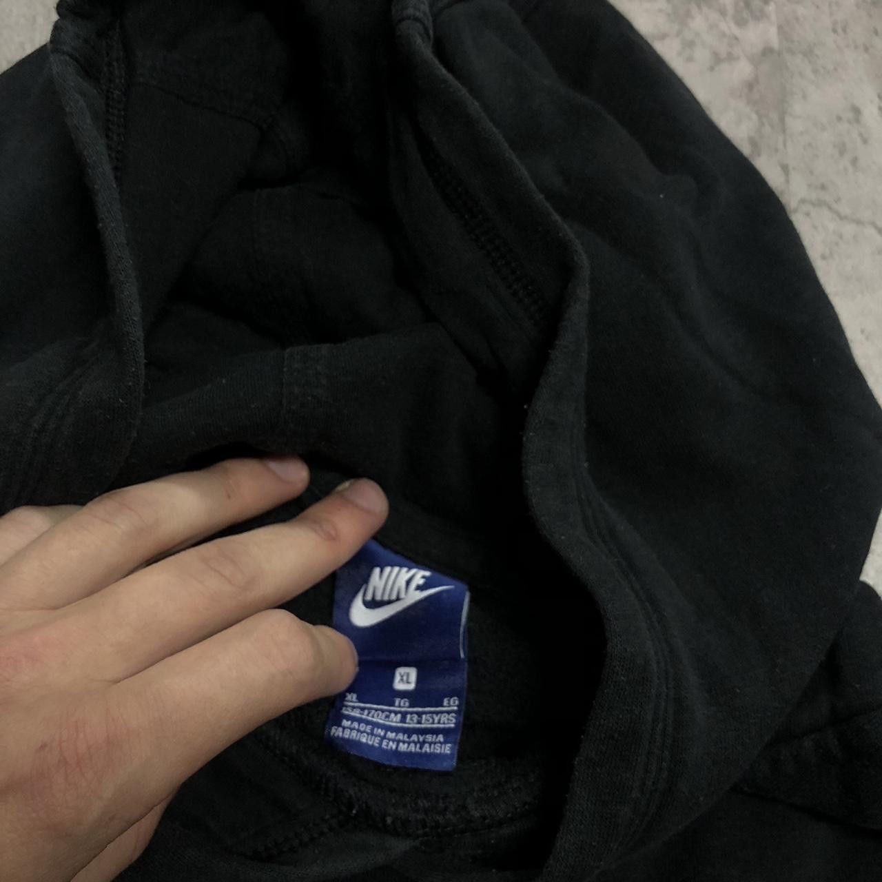 Other Black Nike hoodie with white logo Size US XL / EU 56 / 4 - 3 Thumbnail