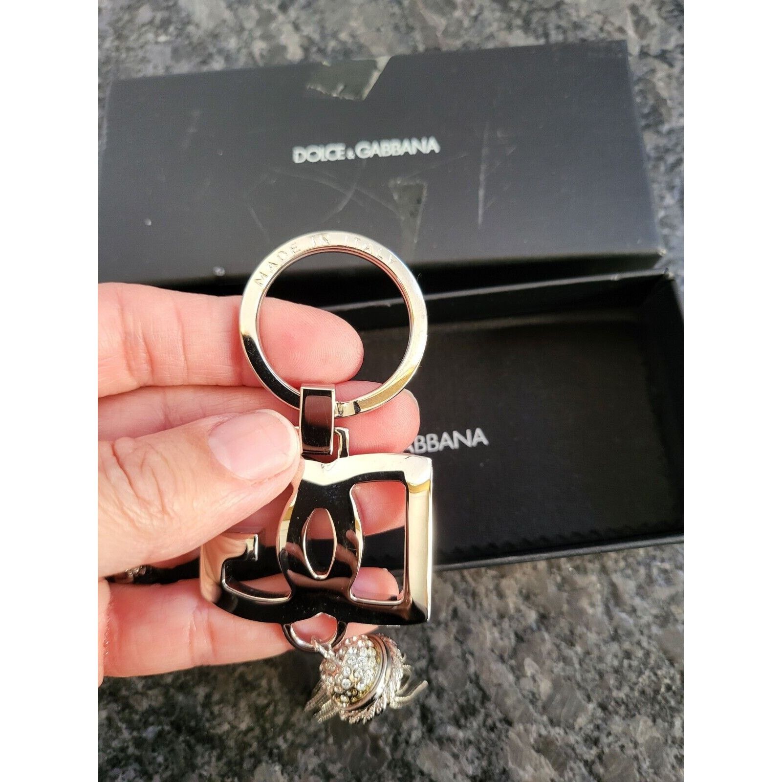Dolce & Gabbana Dolce Gabbana Silver Keychain New With Flaws See Pictures Size ONE SIZE - 5 Thumbnail
