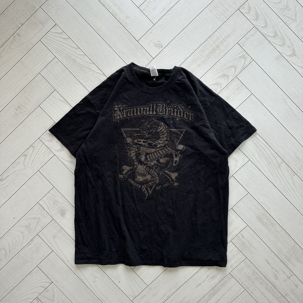 Band Tees Vintage 00s Krawall Bruder tee metal core hard rock band y2k Size US XL / EU 56 / 4 - 1 Thumbnail
