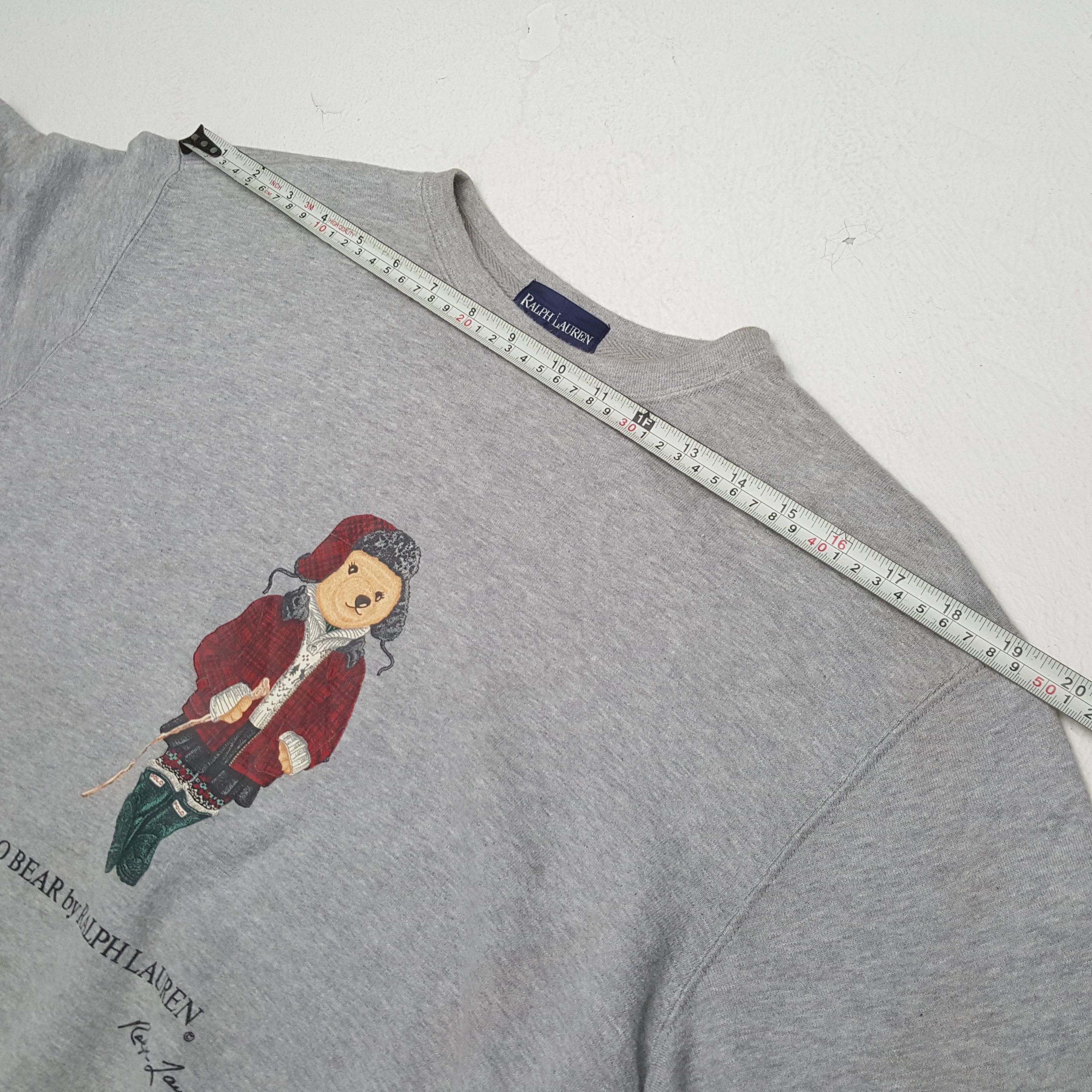 Polo Ralph Lauren × Vintage POLO BEAR by RALPH LAUREN Rare Design Fashion Sweatshirt Size US M / EU 48-50 / 2 - 4 Thumbnail