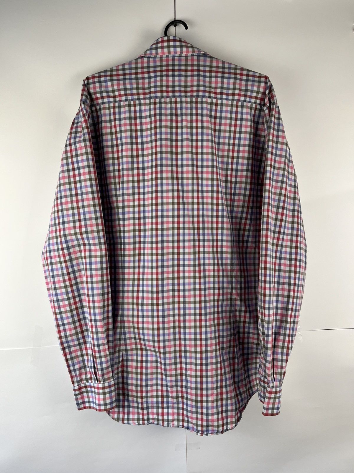 Etro Etro Luxury Plaid Cotton Long Sleeve Shirt Made in Italy Size US XL / EU 56 / 4 - 7 Thumbnail